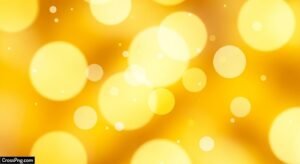 Yellow bokeh background image