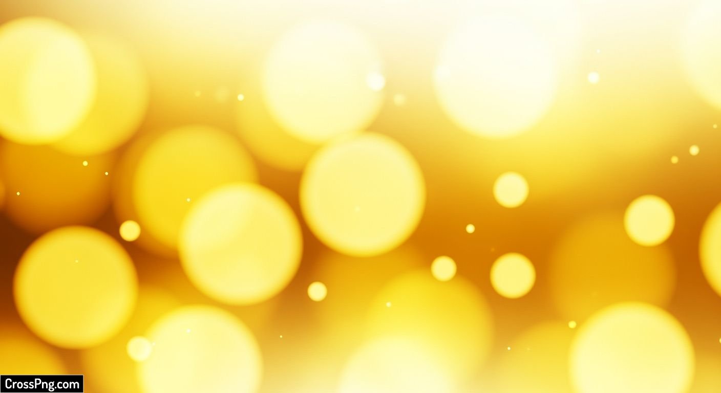Yellow bokeh background image 2
