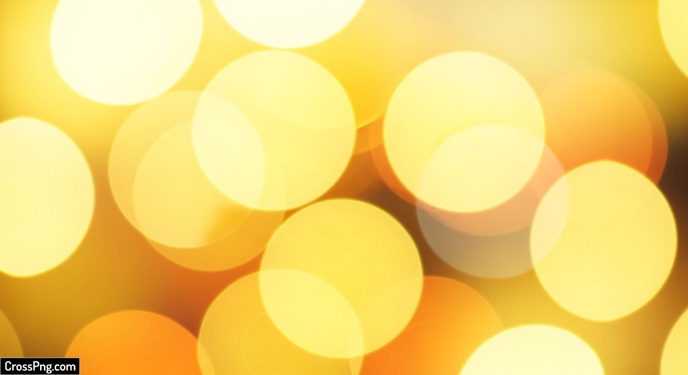 Yellow bokeh background image 3