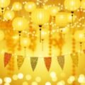 Yellow festival background image