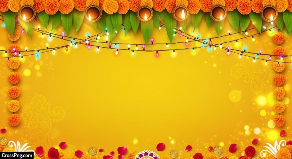 Yellow festival background image 2