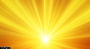 Yellow rays background image