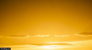Yellow sky background image