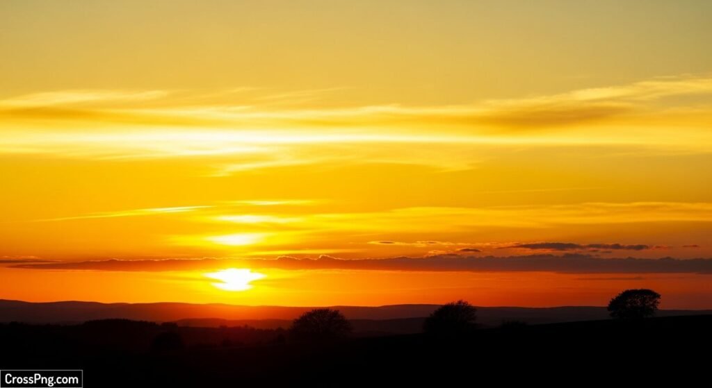 Yellow sky background image 2