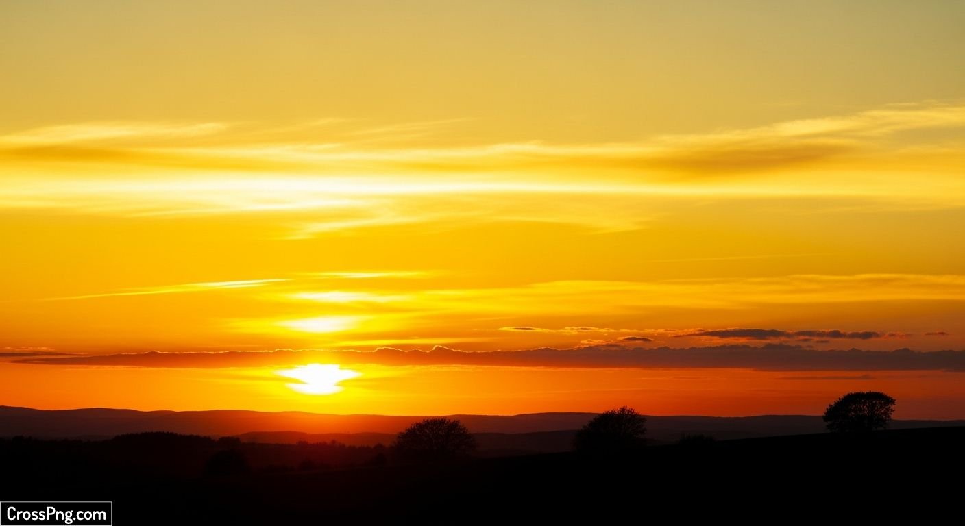 Yellow sky background image 2
