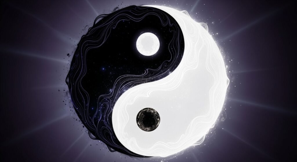 Yin yang background image 2