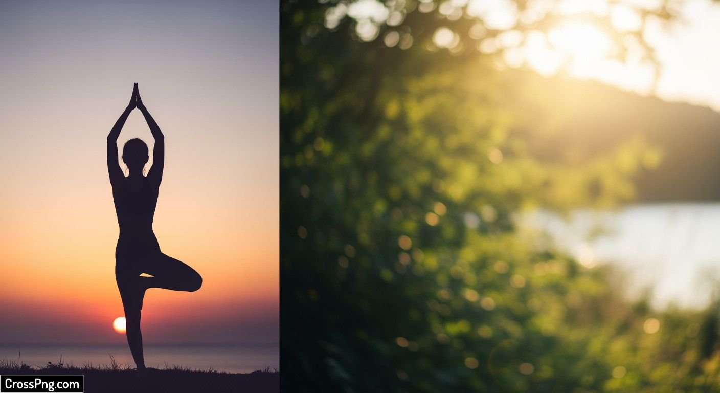 Yoga banner background image