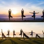 Yoga day background image