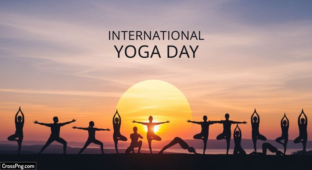 Yoga day background image
