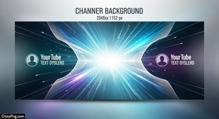 Youtube banner background preserve image