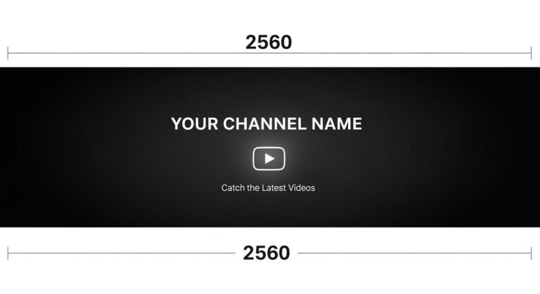 Youtube banner size black image 2