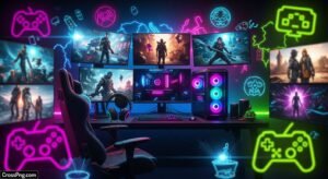 Youtube gaming background image