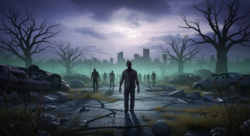 Zombie background image 4
