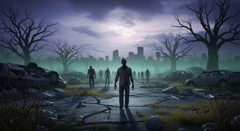 Zombie background image 4