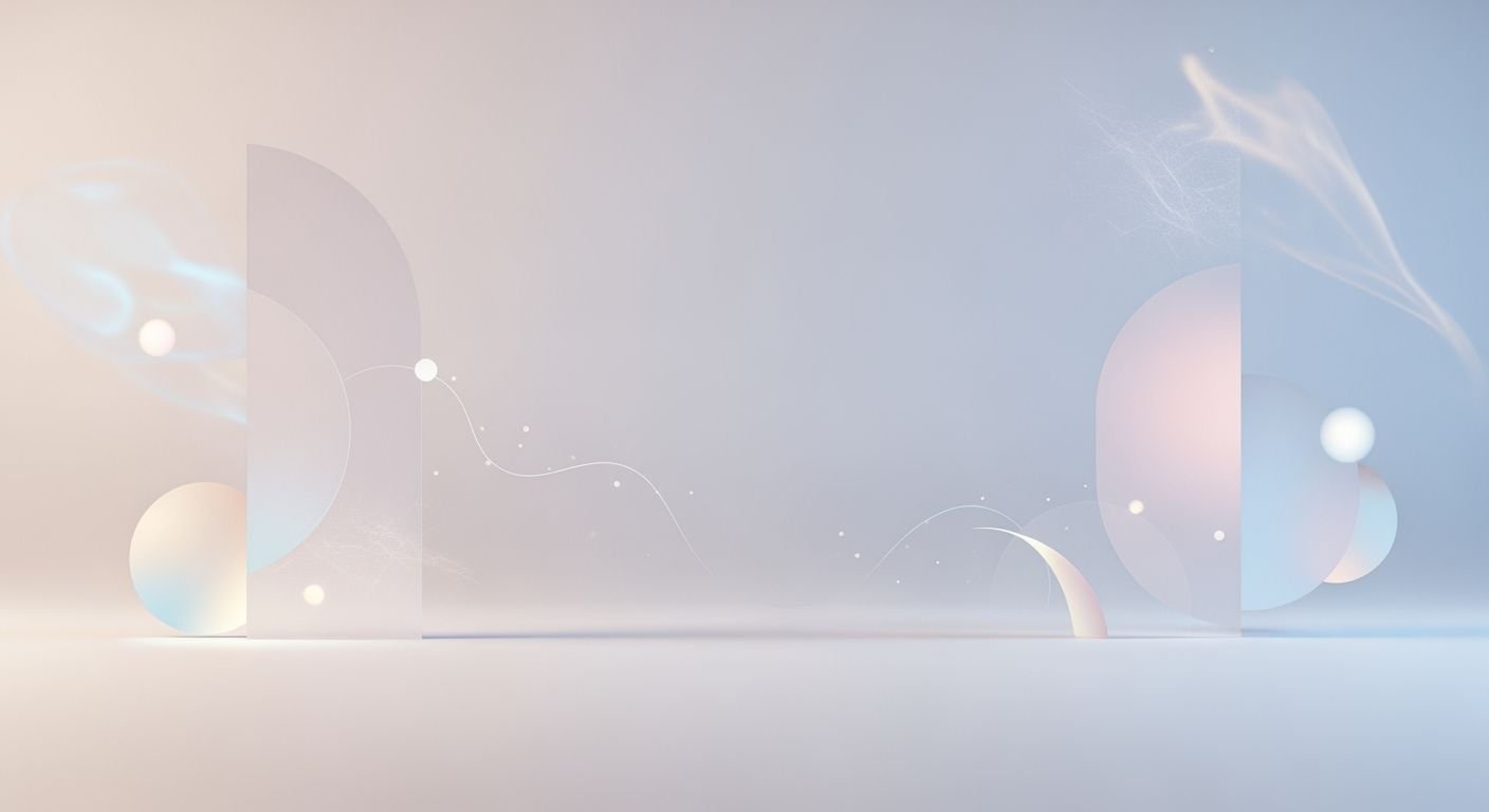 3D rendering of a blue and white abstract background Background Image