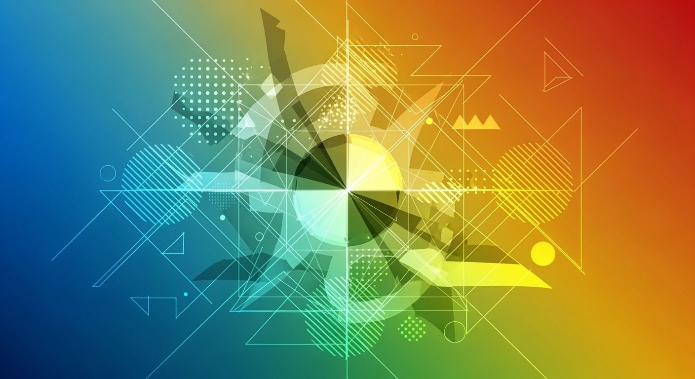 Abstract background geometric image 4