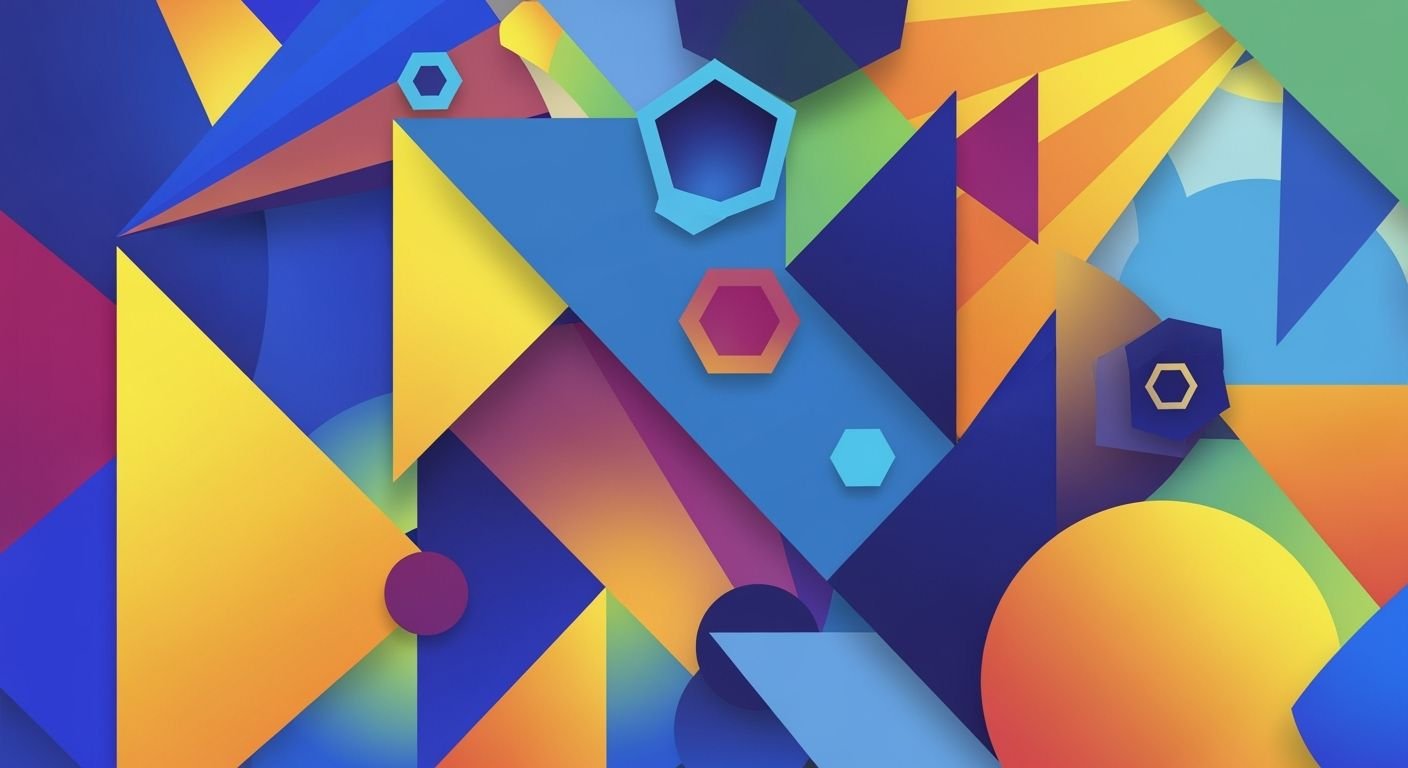 Abstract background geometric image