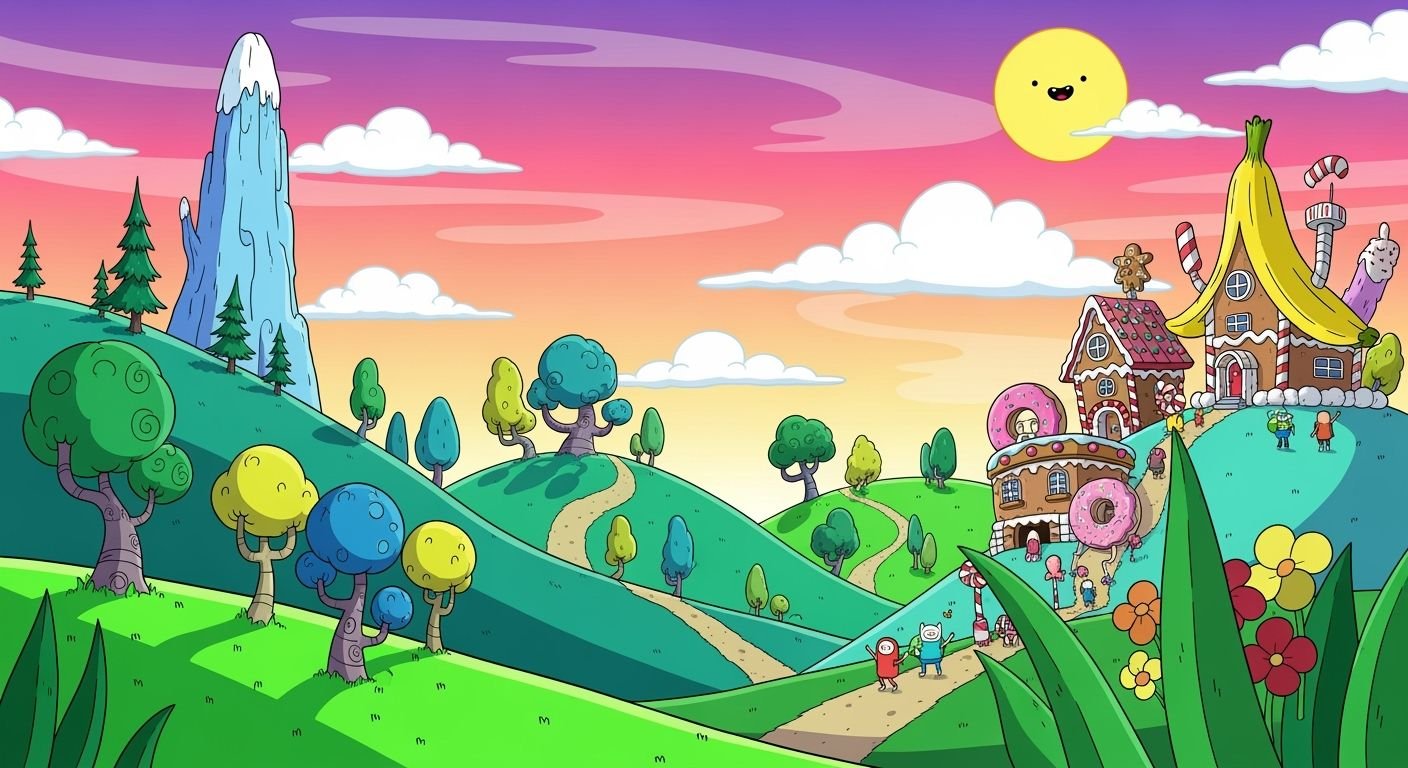 Adventure time background image 2