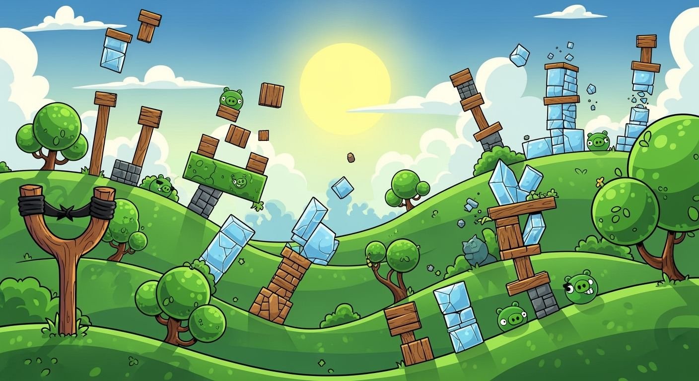 Angry birds background image 2