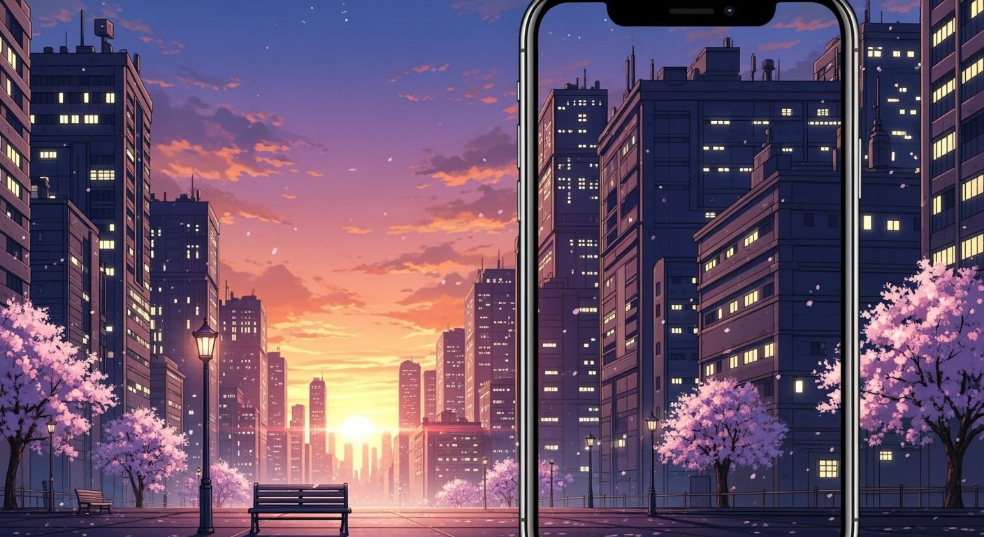 Anime background iphone image 5