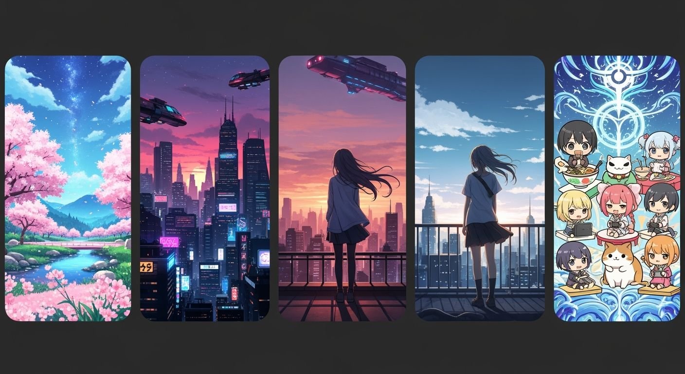 Anime phone backgrounds image