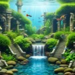 Aquarium fish tank background image 4