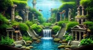 Aquarium fish tank background image 4