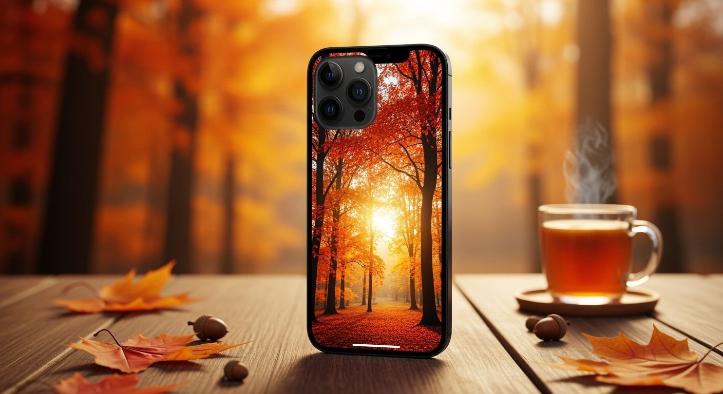 Autumn background iphone image 11