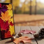Autumn background iphone image