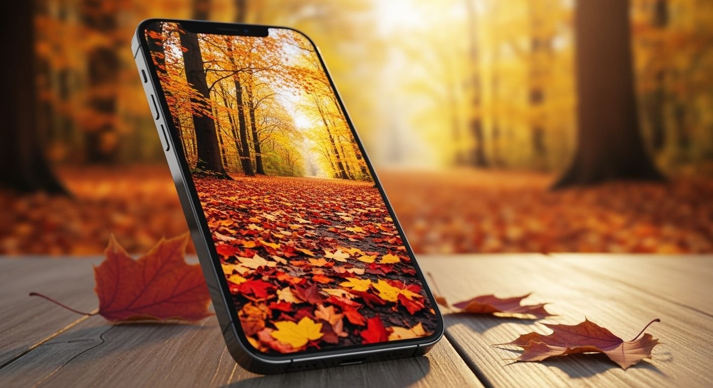 Autumn background iphone image 8