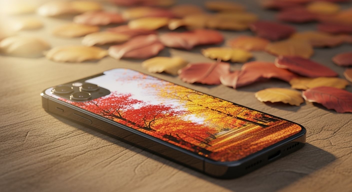 Autumn background iphone image 9