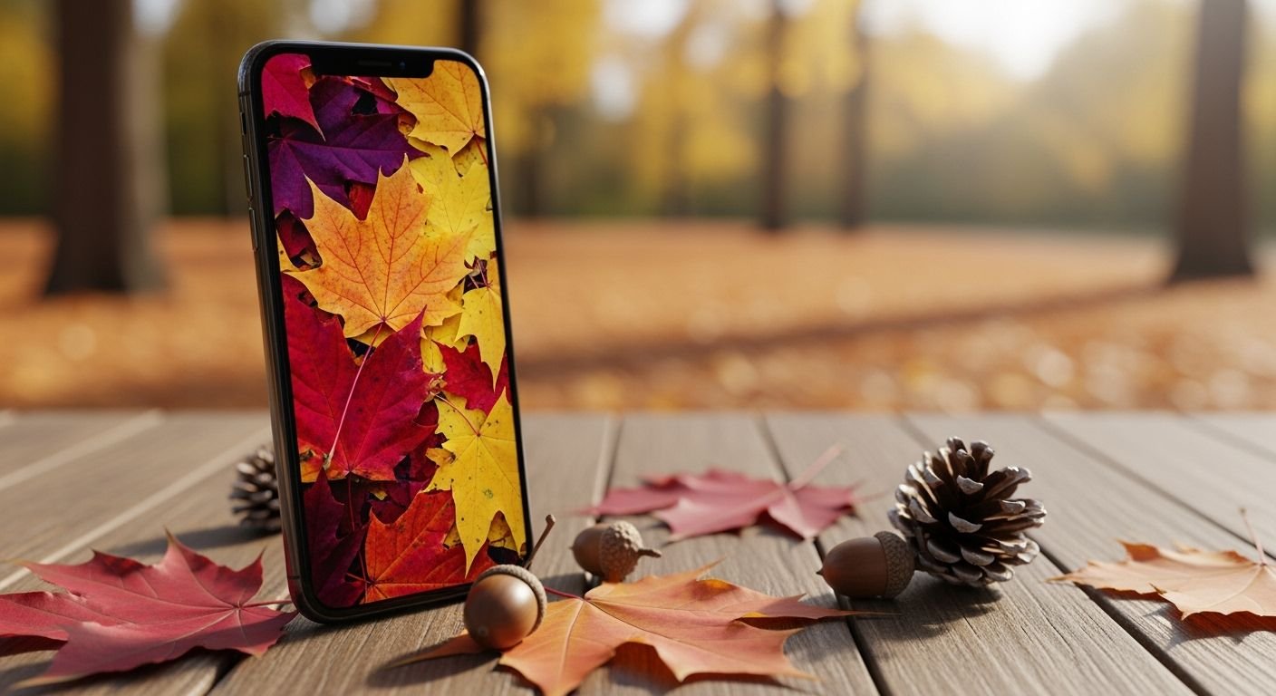 Autumn background iphone image