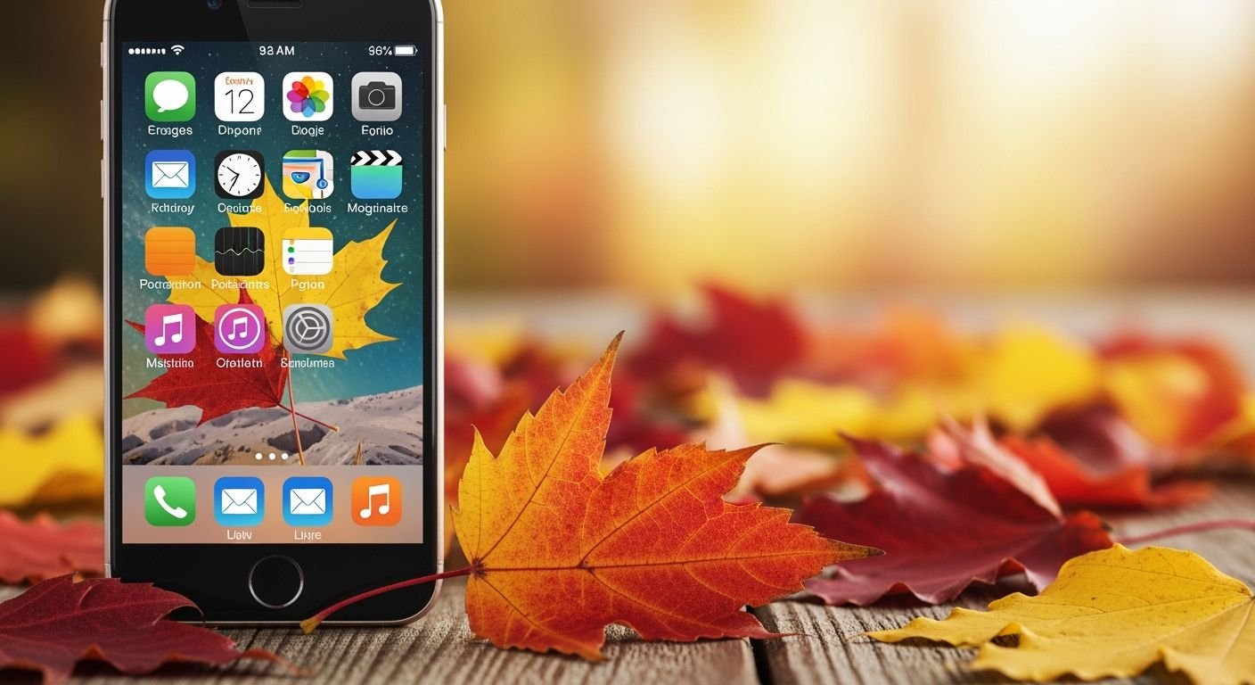 Autumn iphone background image 8