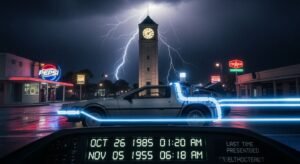Back to the future background image 11