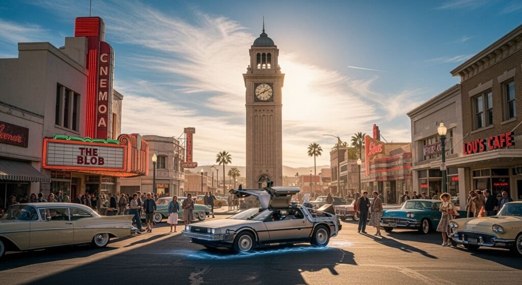Back to the future background image 2