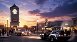 Back to the future background image 5