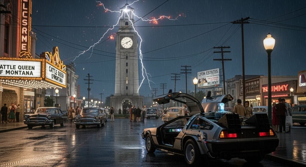 Back to the future background image 7