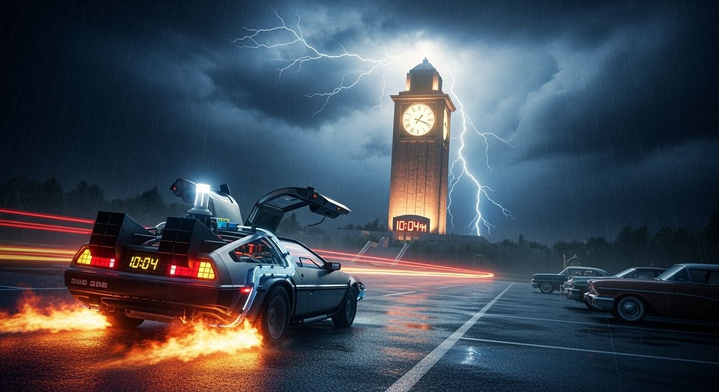 Back to the future background image 9