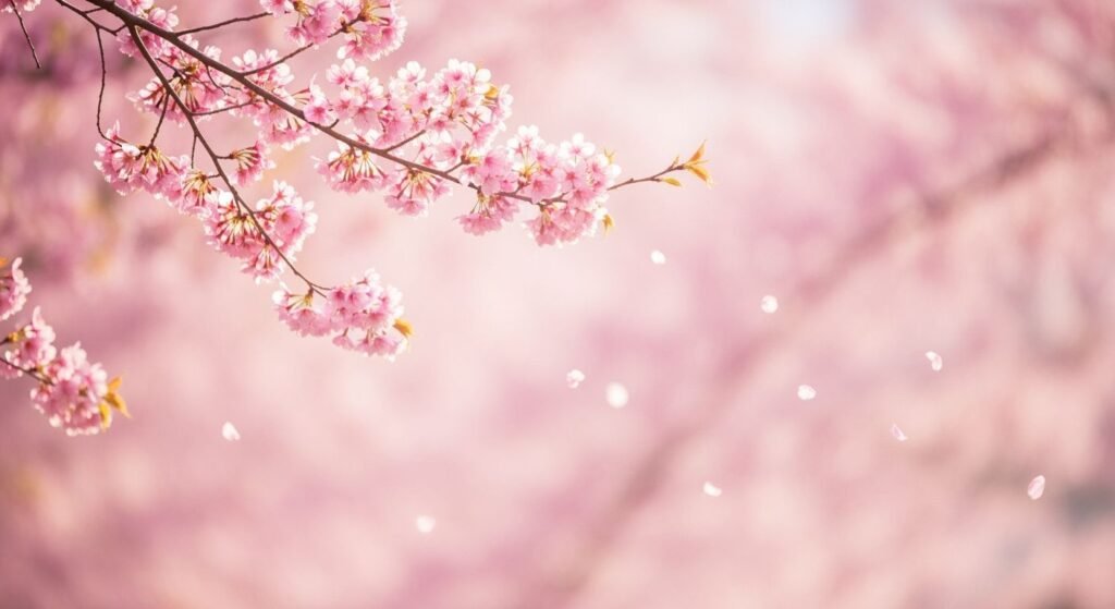 Background cherry blossom image