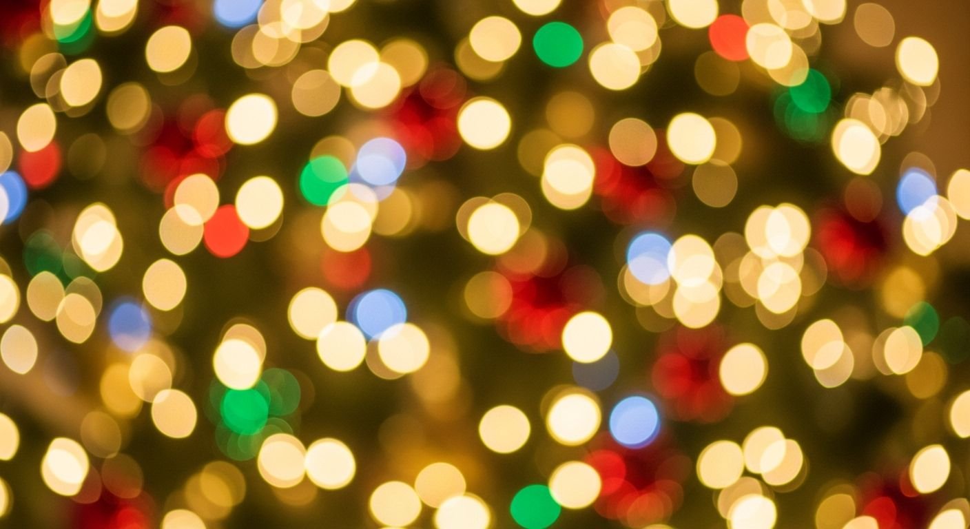Background christmas lights image 2