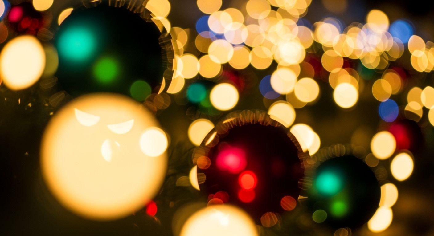 Background christmas lights image 3