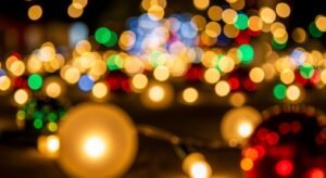 Background christmas lights image 4