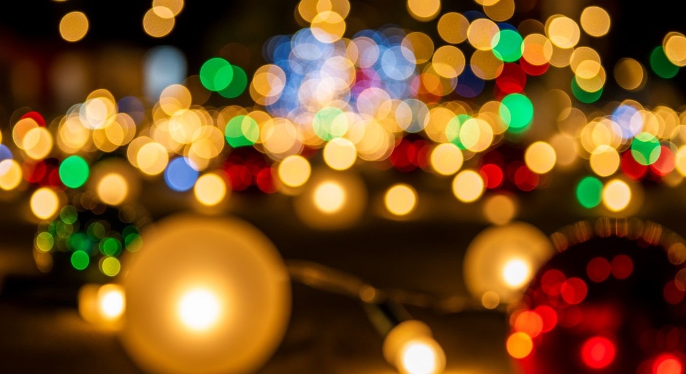 Background christmas lights image 4