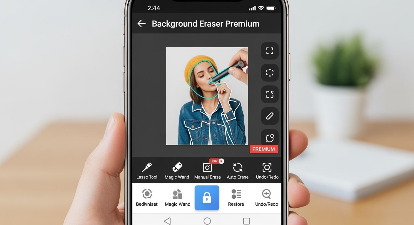 Background eraser apk premium image