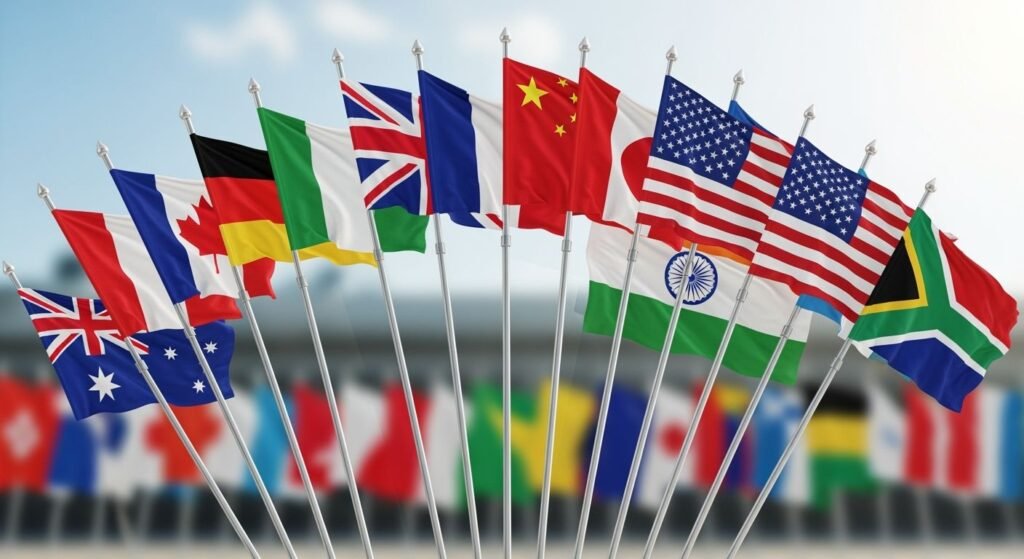 Background international image