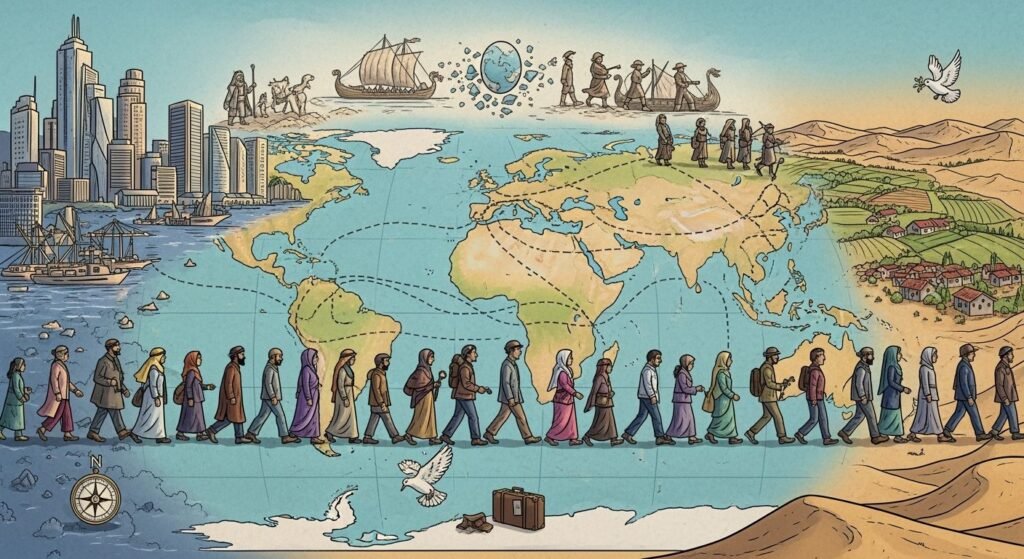 Background migratorio image 3
