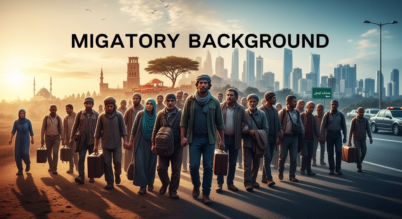 Background migratorio image