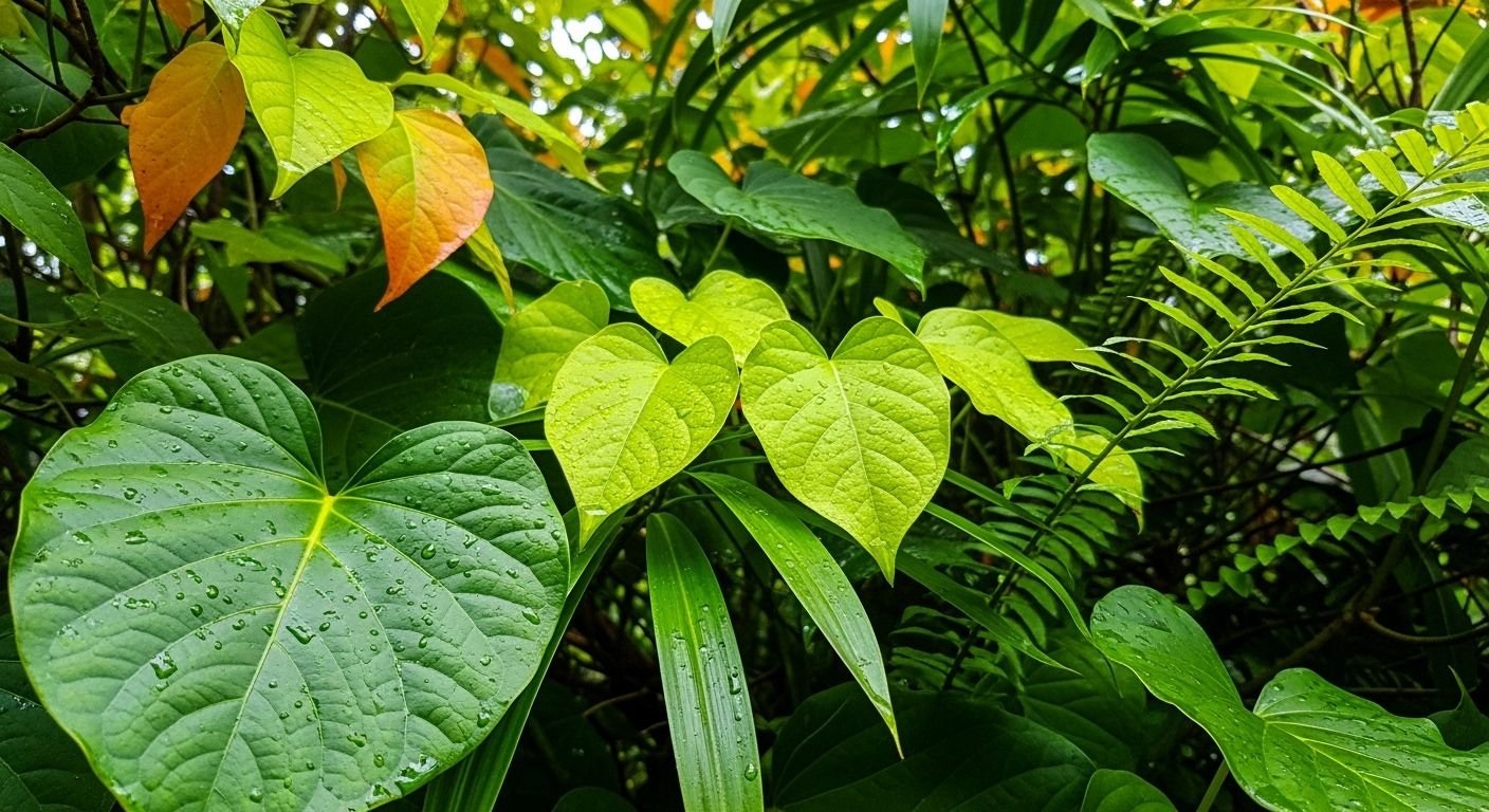 Background of leaves image