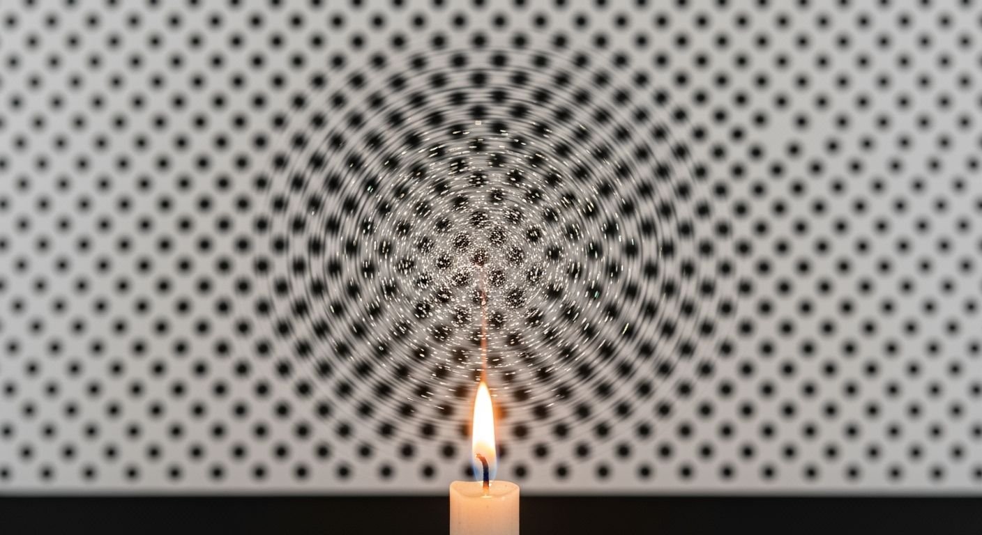 Background oriented schlieren image