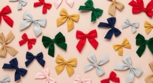 Background with bows image 2